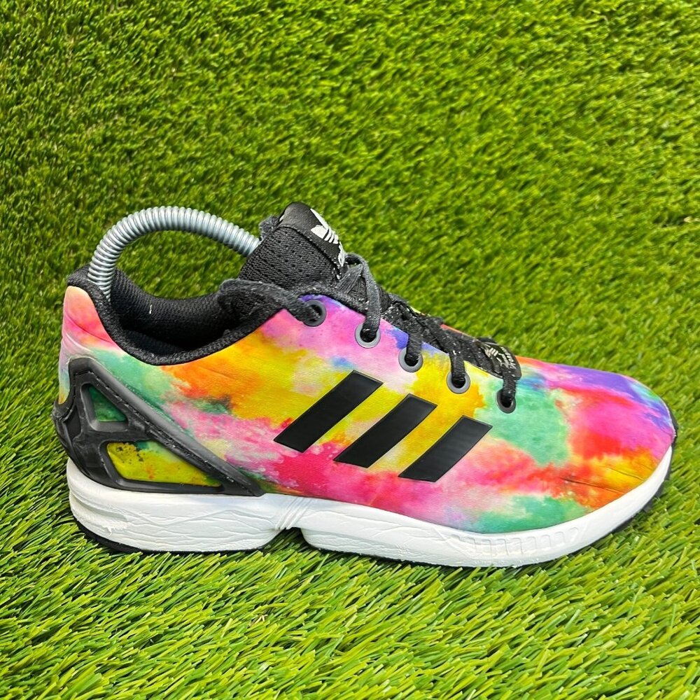Adidas Torsion ZX Flux Girls Size 6Y Multicolor Walking Running Shoes Sneakers